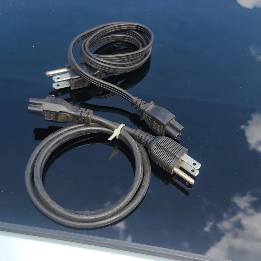 Power cord 7A 125V MAX 3 PRONG CORDS